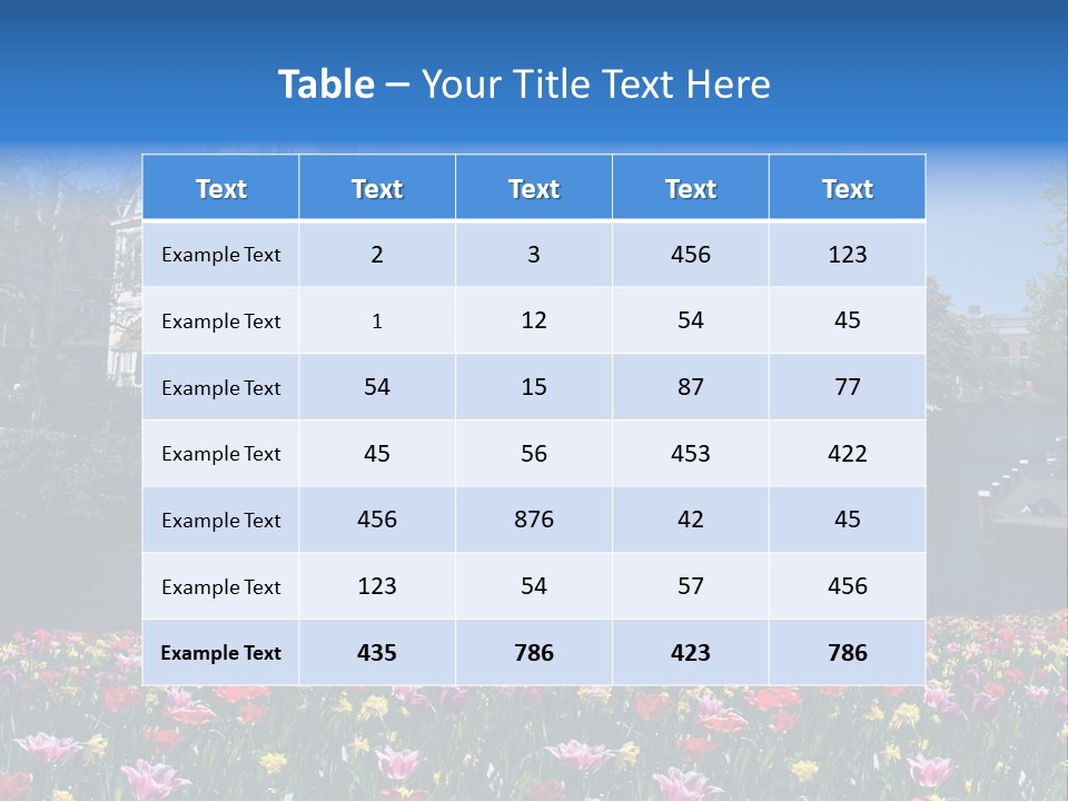 Heritage Travel Holland PowerPoint Template
