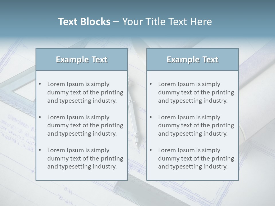 Selective Focus Architecture And Buildings Homes PowerPoint Template