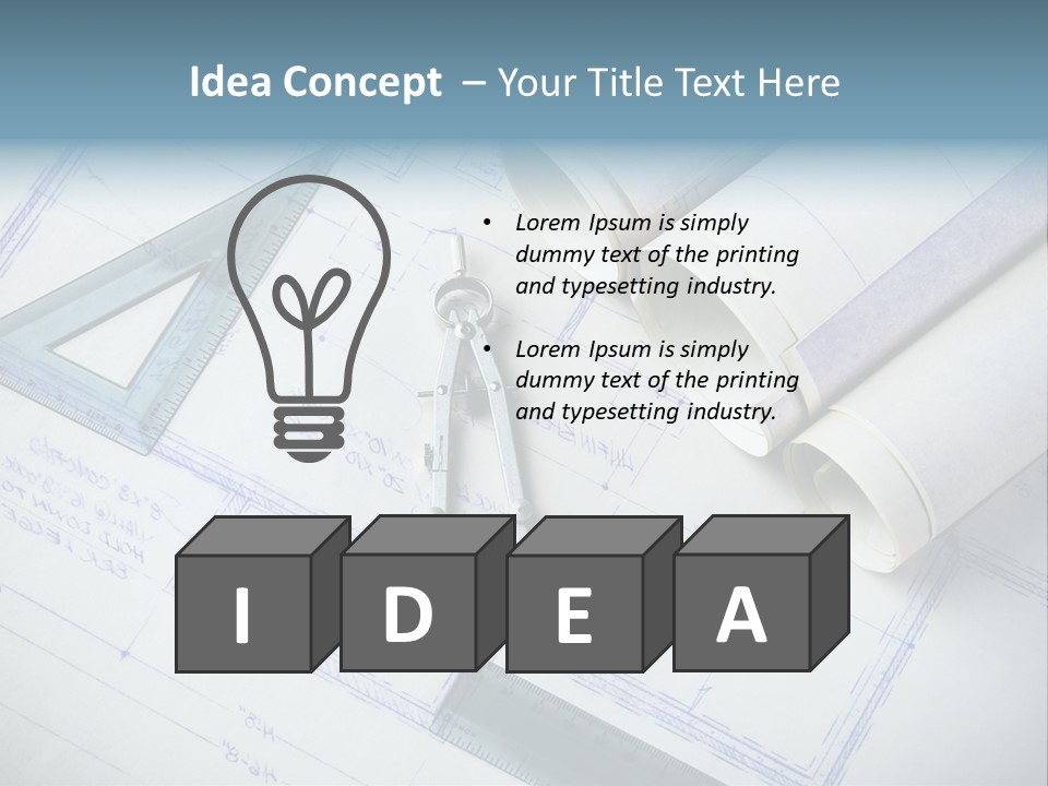 Selective Focus Architecture And Buildings Homes PowerPoint Template