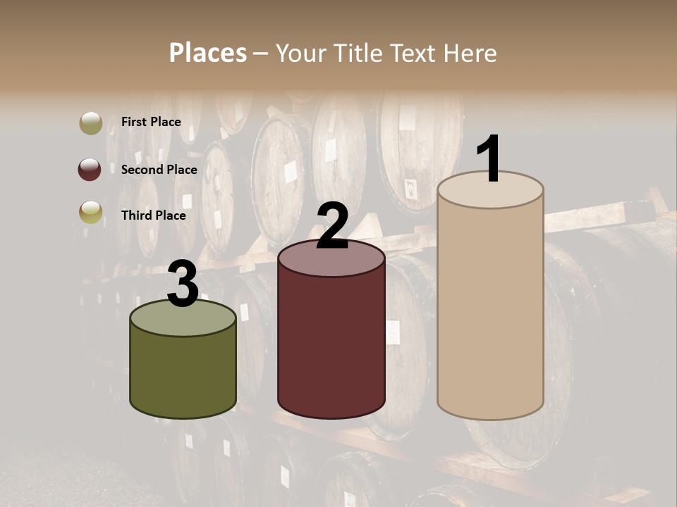 Liquor Store Winecellar PowerPoint Template