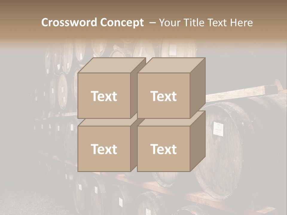 Liquor Store Winecellar PowerPoint Template