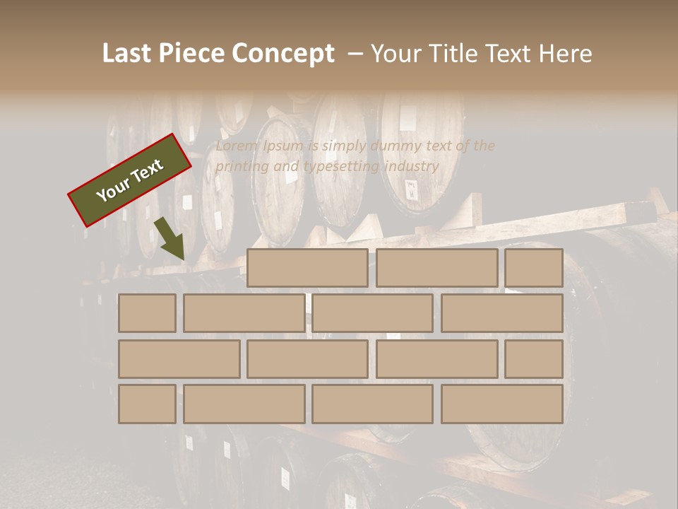 Liquor Store Winecellar PowerPoint Template