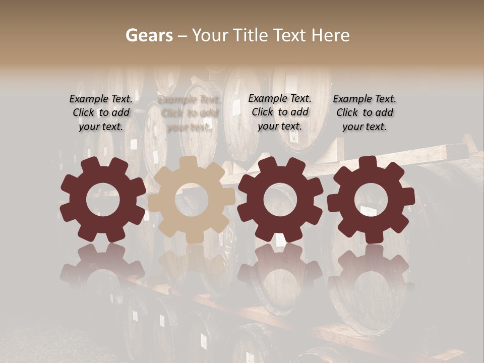 Liquor Store Winecellar PowerPoint Template