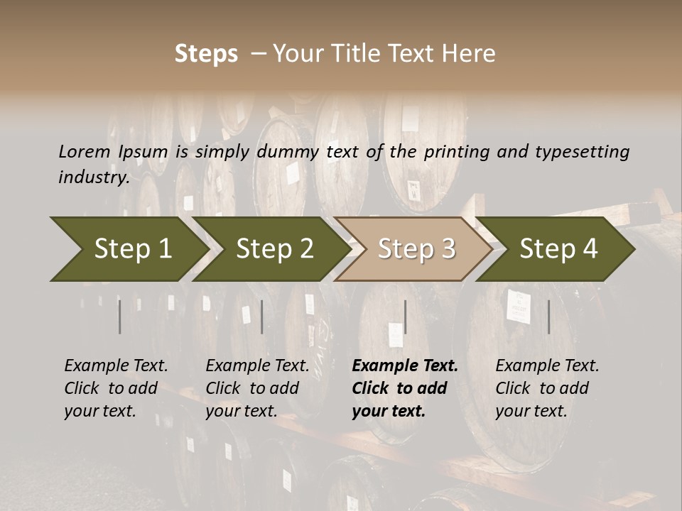 Liquor Store Winecellar PowerPoint Template