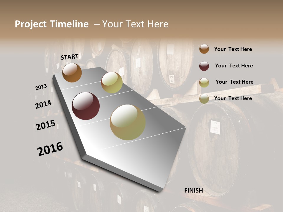 Liquor Store Winecellar PowerPoint Template