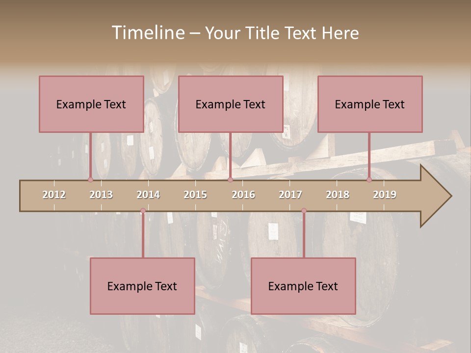 Liquor Store Winecellar PowerPoint Template