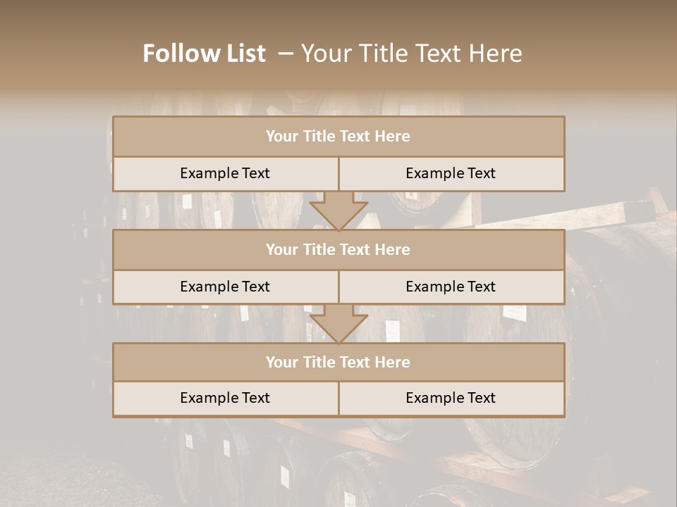 Liquor Store Winecellar PowerPoint Template