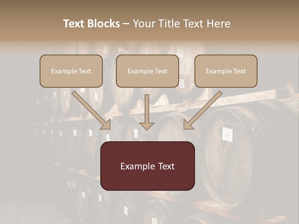 Liquor Store Winecellar PowerPoint Template
