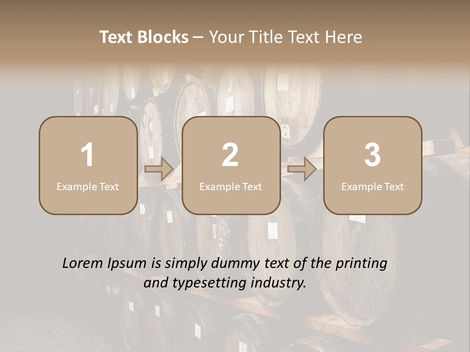Liquor Store Winecellar PowerPoint Template