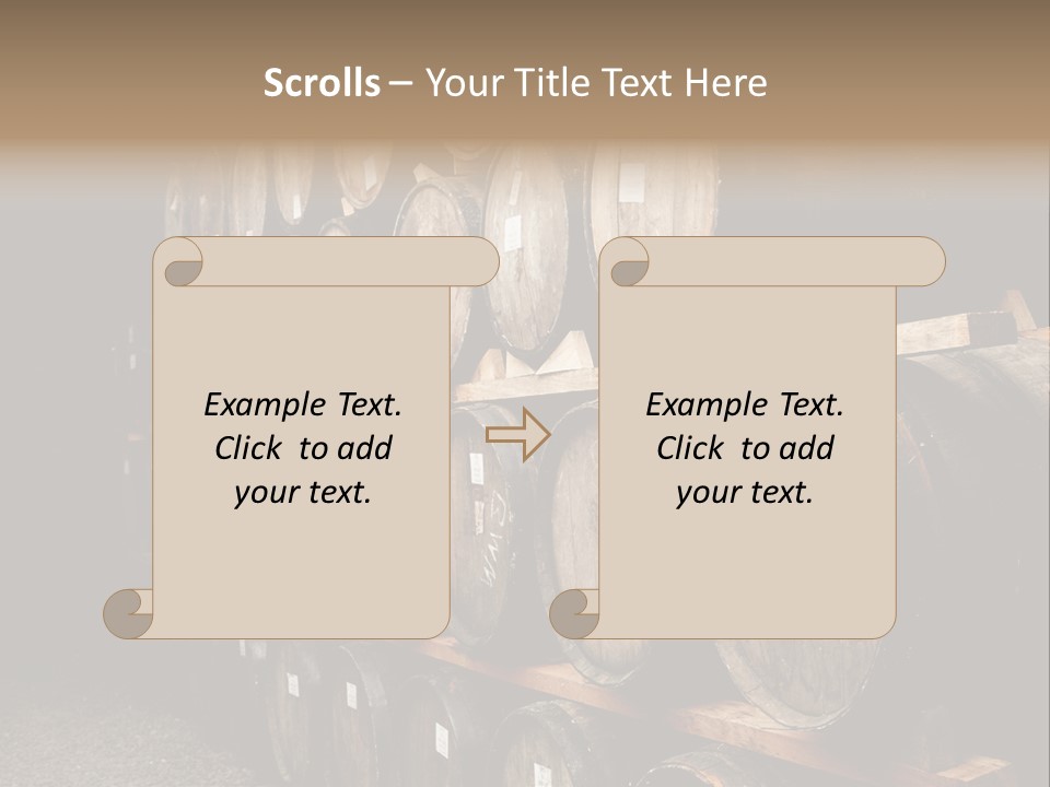 Liquor Store Winecellar PowerPoint Template