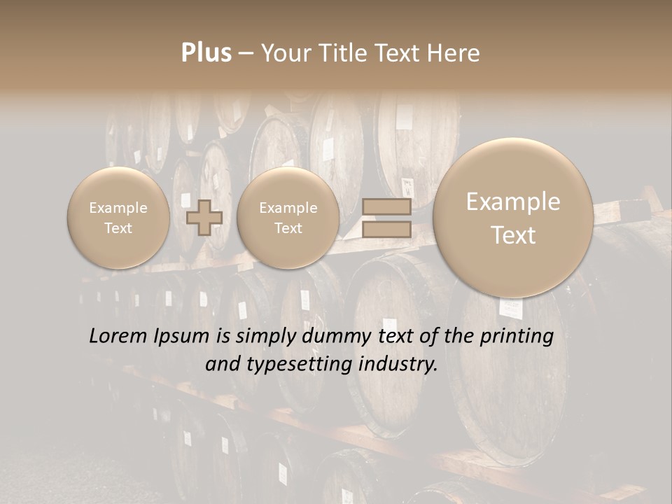 Liquor Store Winecellar PowerPoint Template