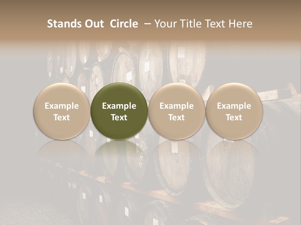 Liquor Store Winecellar PowerPoint Template