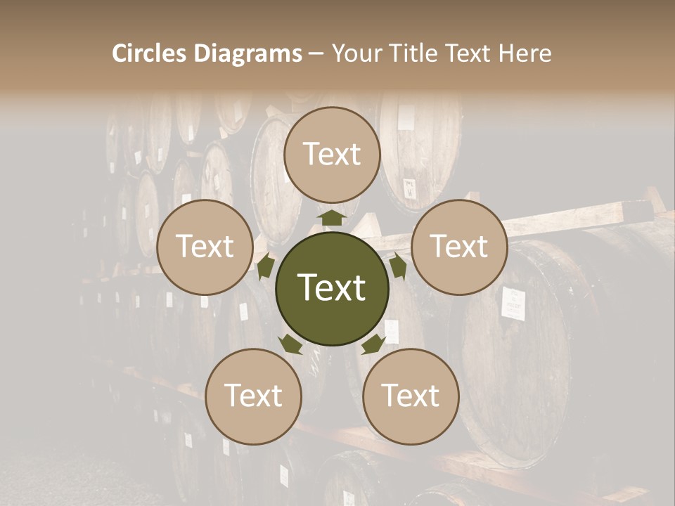 Liquor Store Winecellar PowerPoint Template