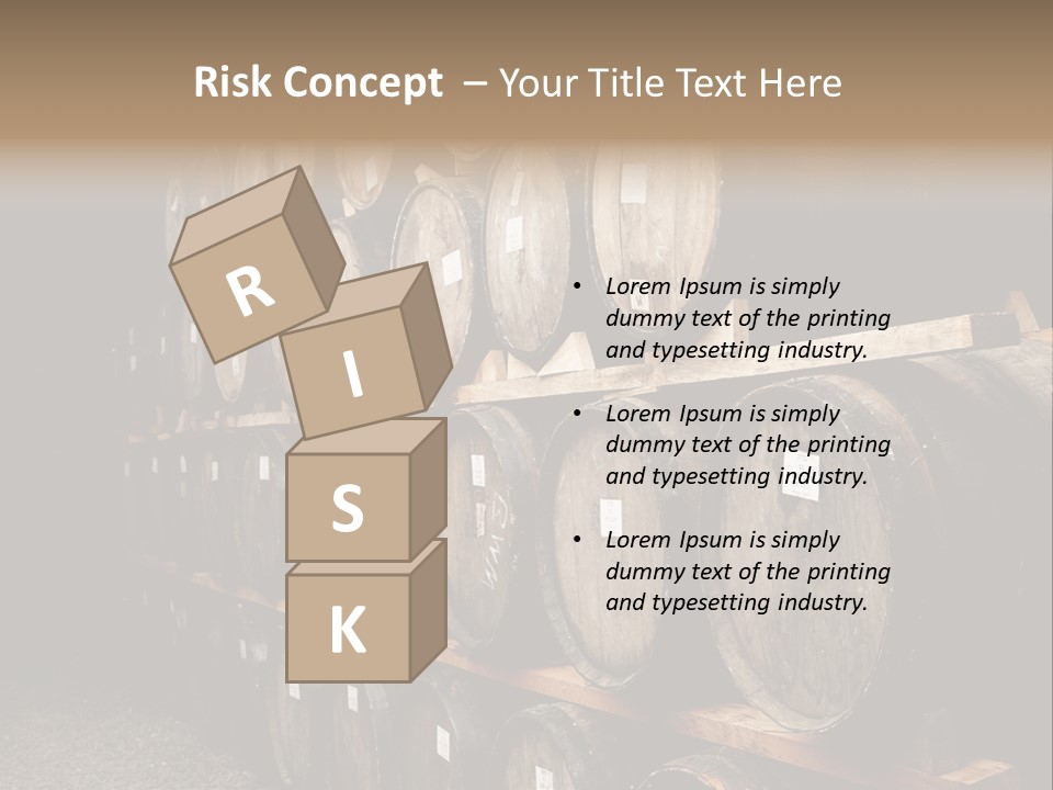 Liquor Store Winecellar PowerPoint Template