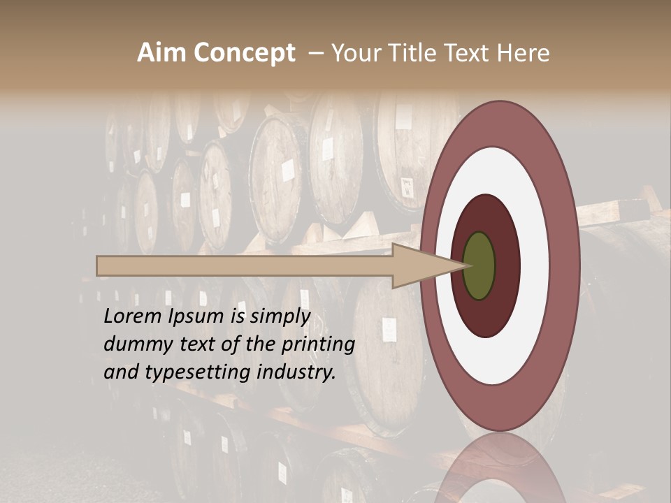 Liquor Store Winecellar PowerPoint Template