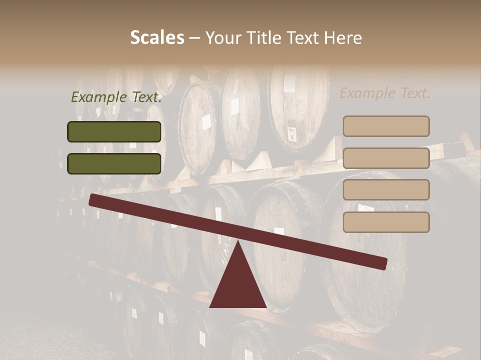 Liquor Store Winecellar PowerPoint Template