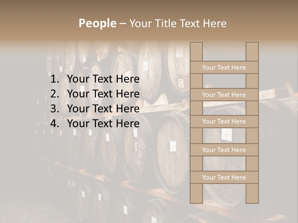 Liquor Store Winecellar PowerPoint Template