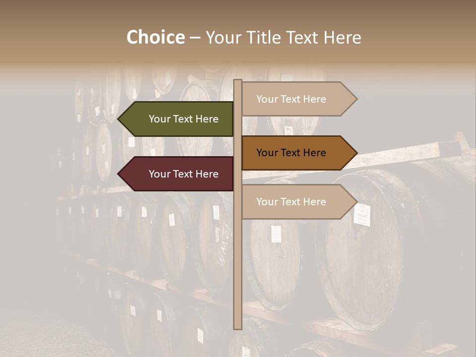 Liquor Store Winecellar PowerPoint Template