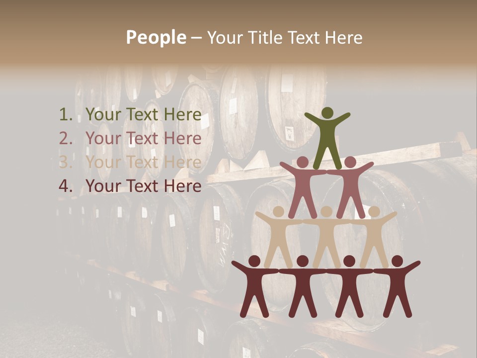 Liquor Store Winecellar PowerPoint Template