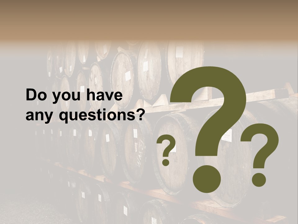 Liquor Store Winecellar PowerPoint Template