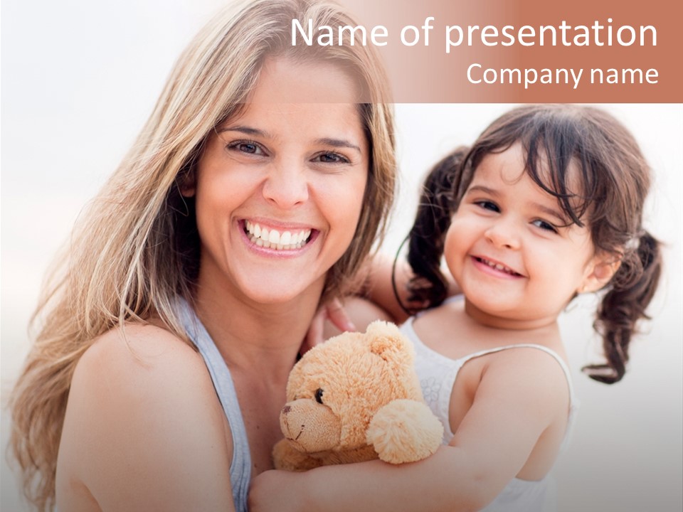 Kid Content Loving PowerPoint Template