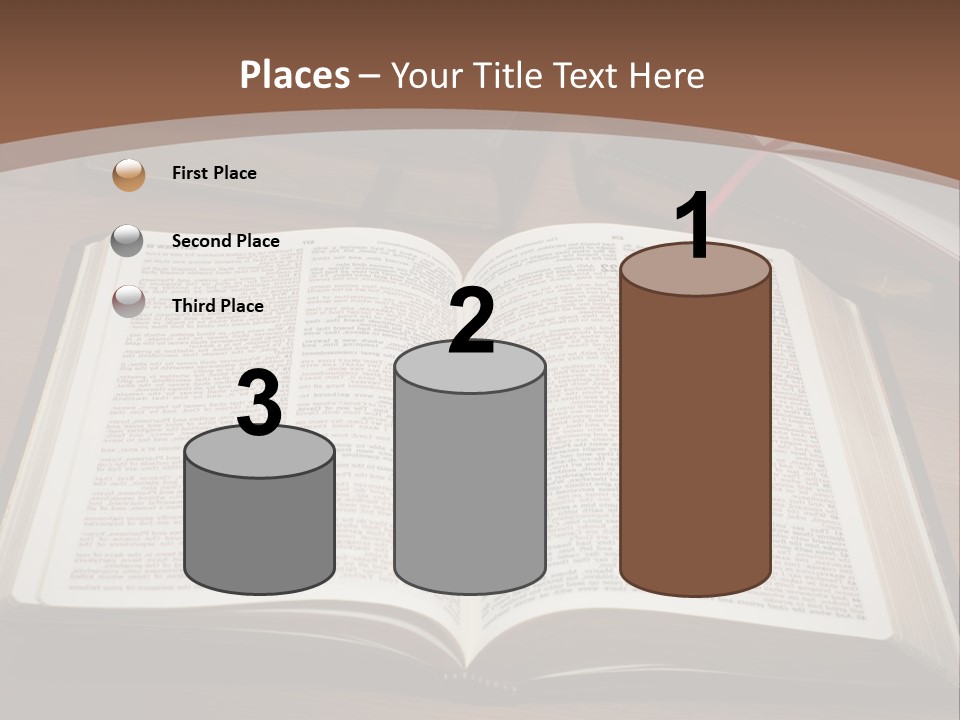 One Christian Wood PowerPoint Template
