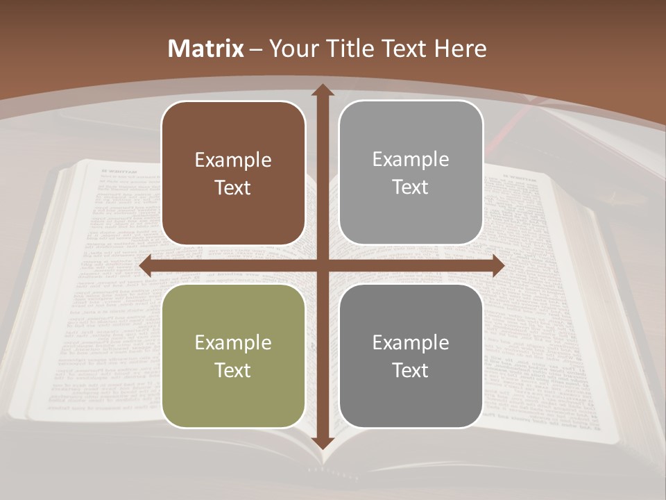 One Christian Wood PowerPoint Template