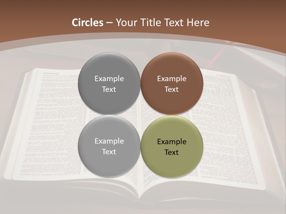 One Christian Wood PowerPoint Template