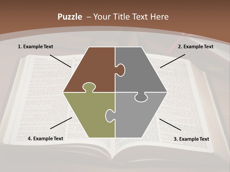 One Christian Wood PowerPoint Template