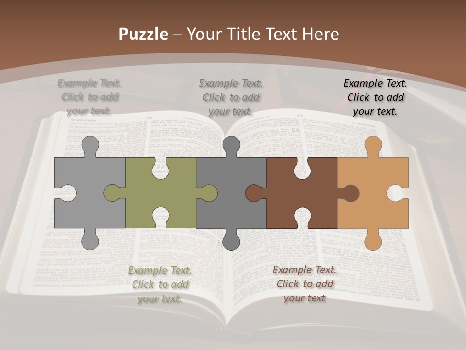 One Christian Wood PowerPoint Template