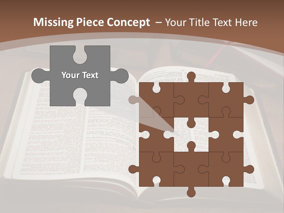 One Christian Wood PowerPoint Template