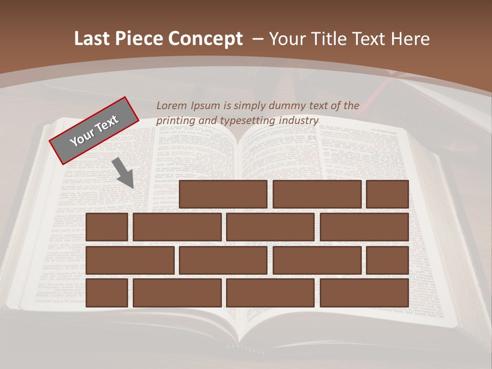 One Christian Wood PowerPoint Template