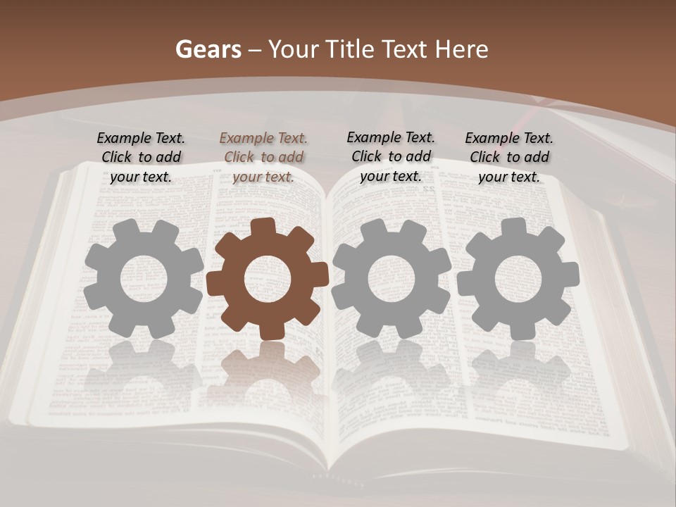 One Christian Wood PowerPoint Template