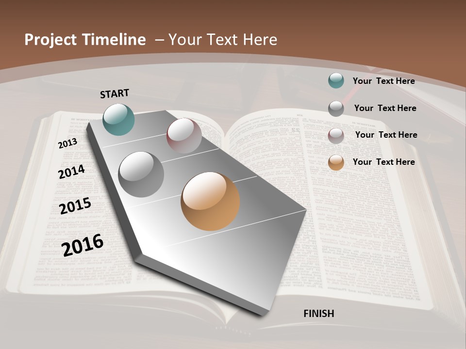 One Christian Wood PowerPoint Template