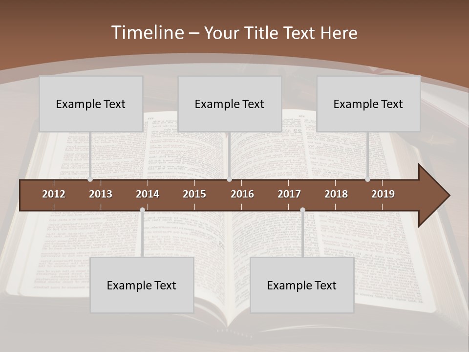 One Christian Wood PowerPoint Template