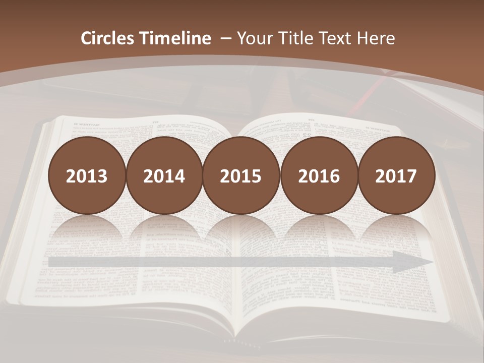 One Christian Wood PowerPoint Template