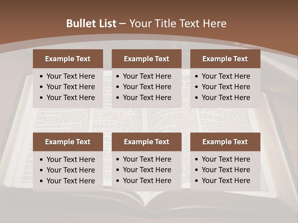 One Christian Wood PowerPoint Template