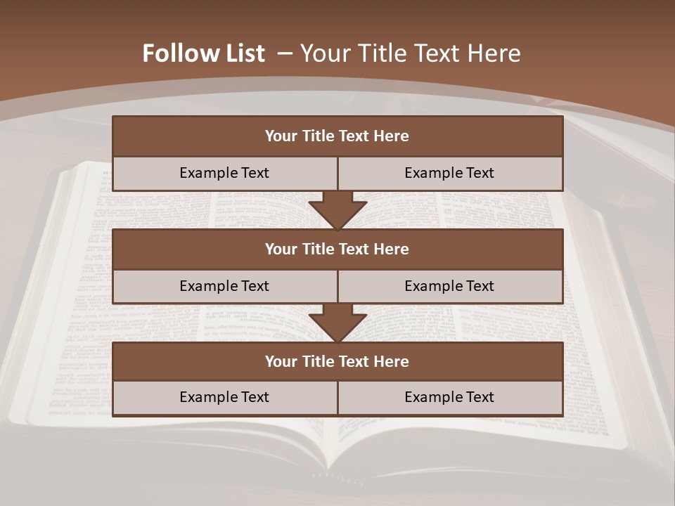 One Christian Wood PowerPoint Template