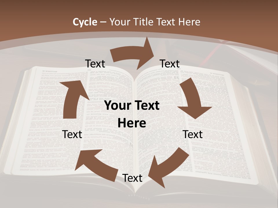 One Christian Wood PowerPoint Template