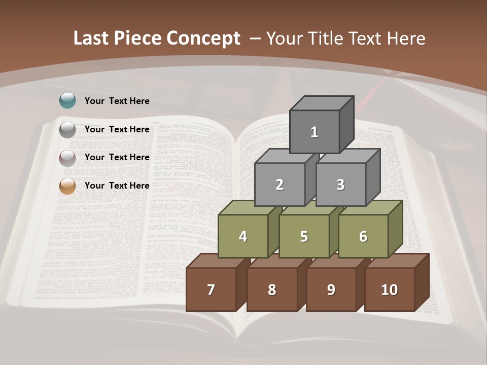 One Christian Wood PowerPoint Template