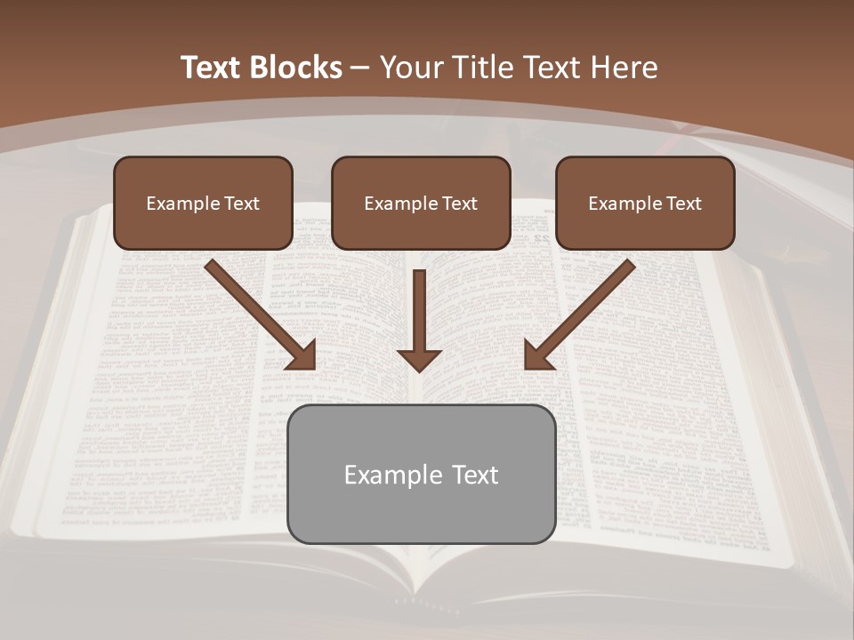 One Christian Wood PowerPoint Template