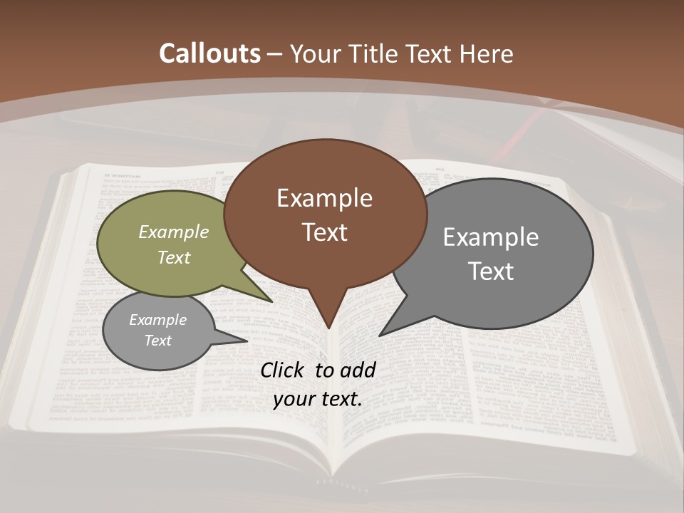 One Christian Wood PowerPoint Template