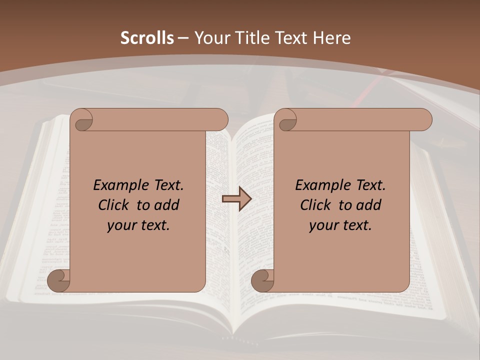 One Christian Wood PowerPoint Template