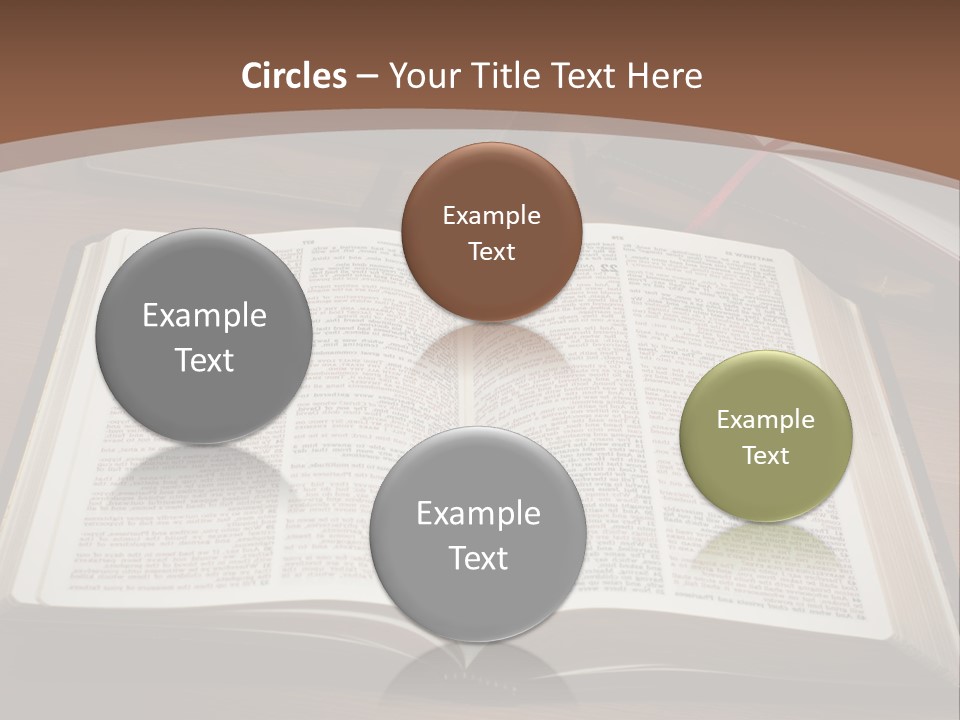 One Christian Wood PowerPoint Template