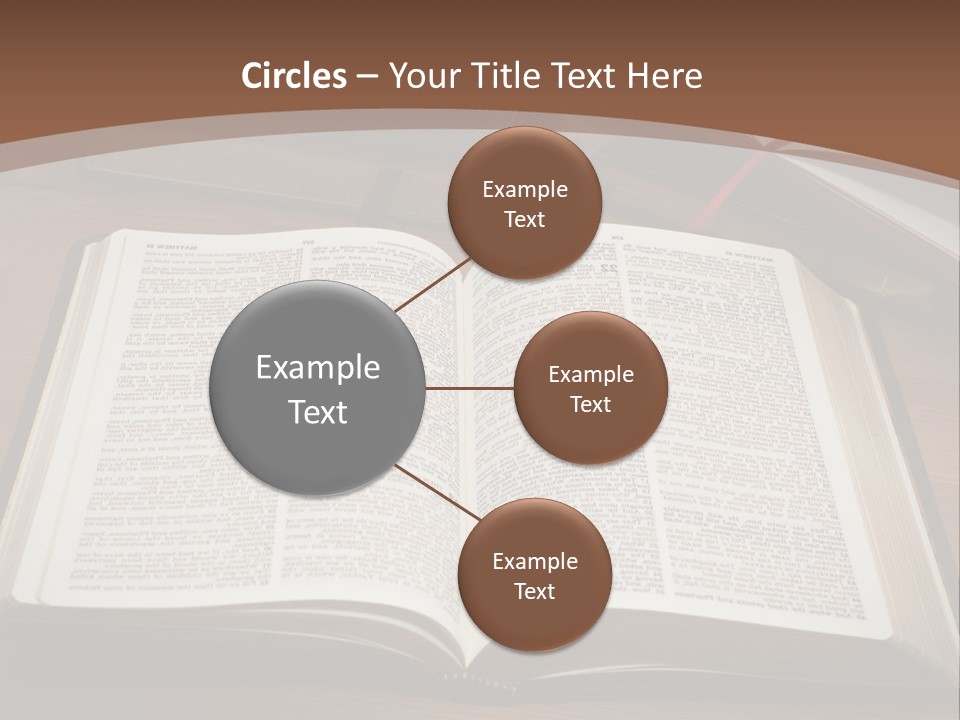 One Christian Wood PowerPoint Template