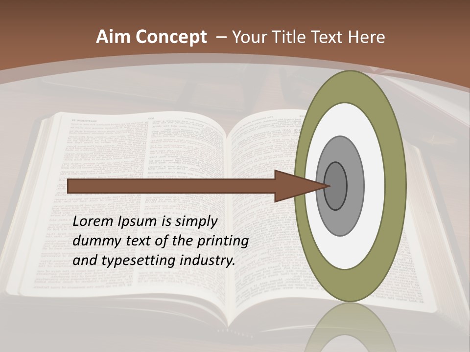 One Christian Wood PowerPoint Template