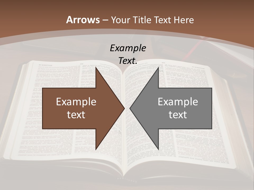 One Christian Wood PowerPoint Template