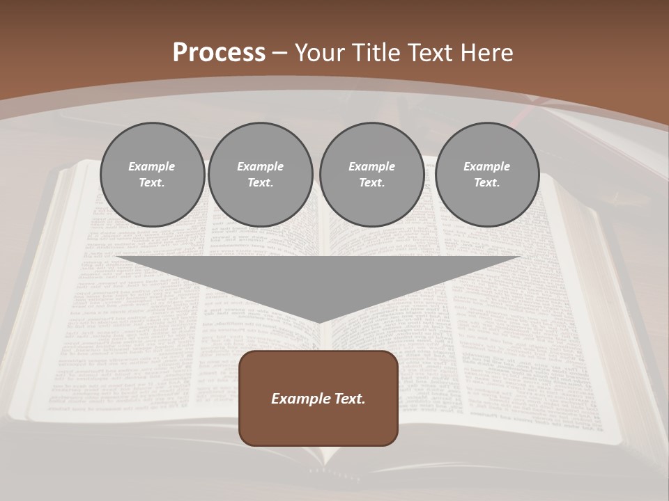 One Christian Wood PowerPoint Template