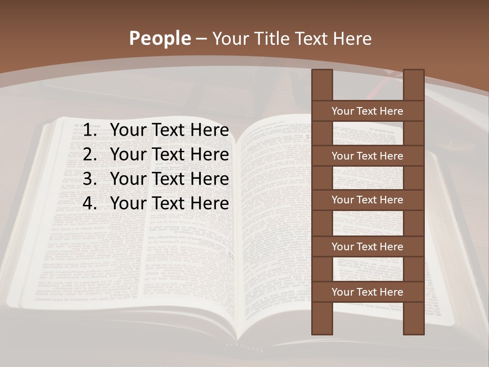 One Christian Wood PowerPoint Template