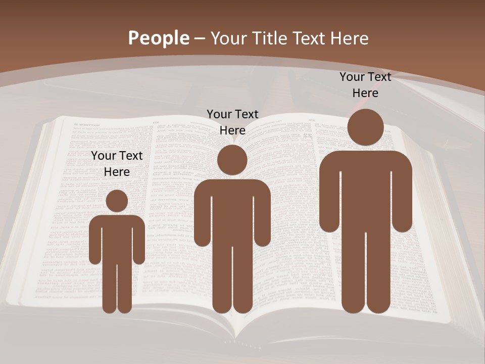 One Christian Wood PowerPoint Template